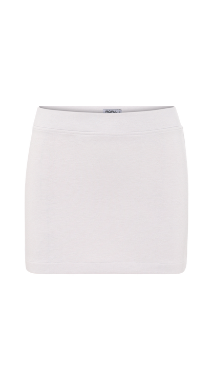 COTTON MINI SKIRT WHITE