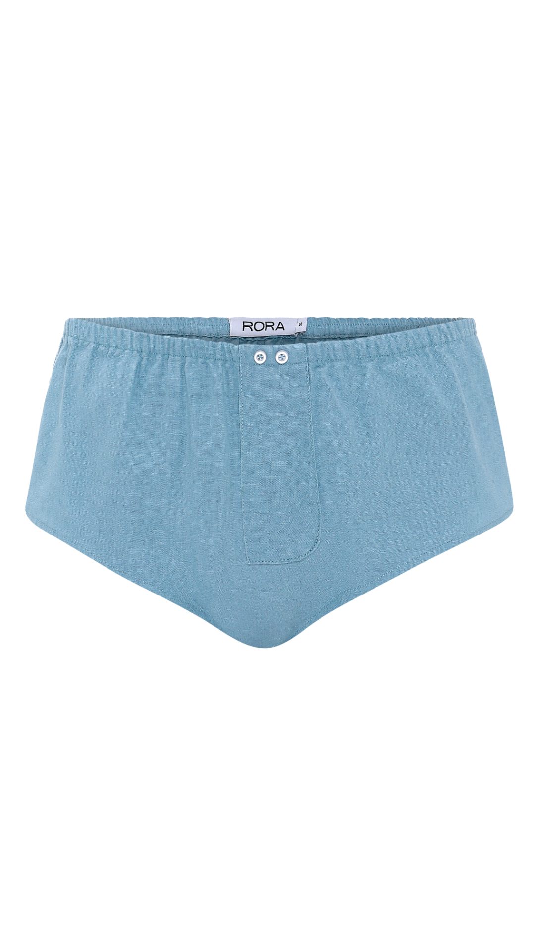 LINEN CHARM BOXERS BLUE