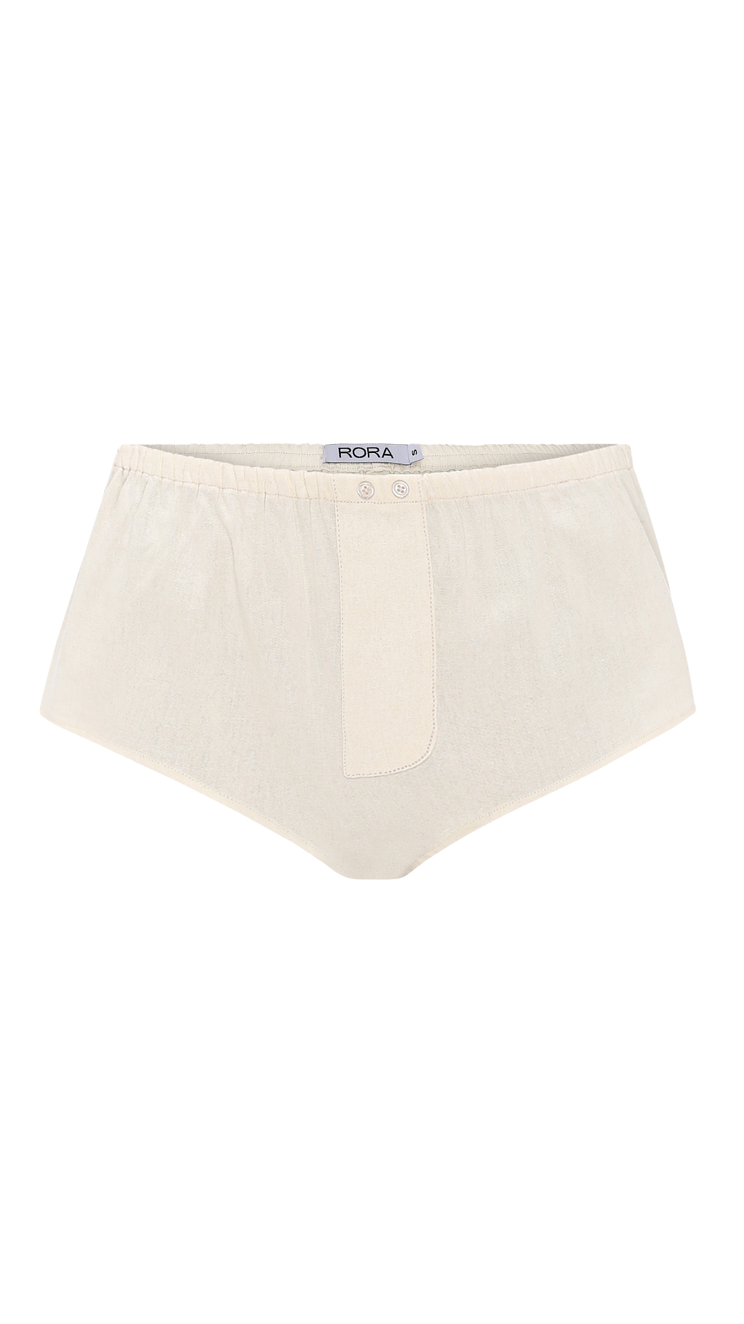 LINEN CHARM BOXERS WHITE