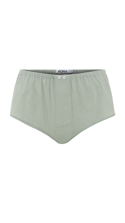 LINEN CHARM BOXERS MINT