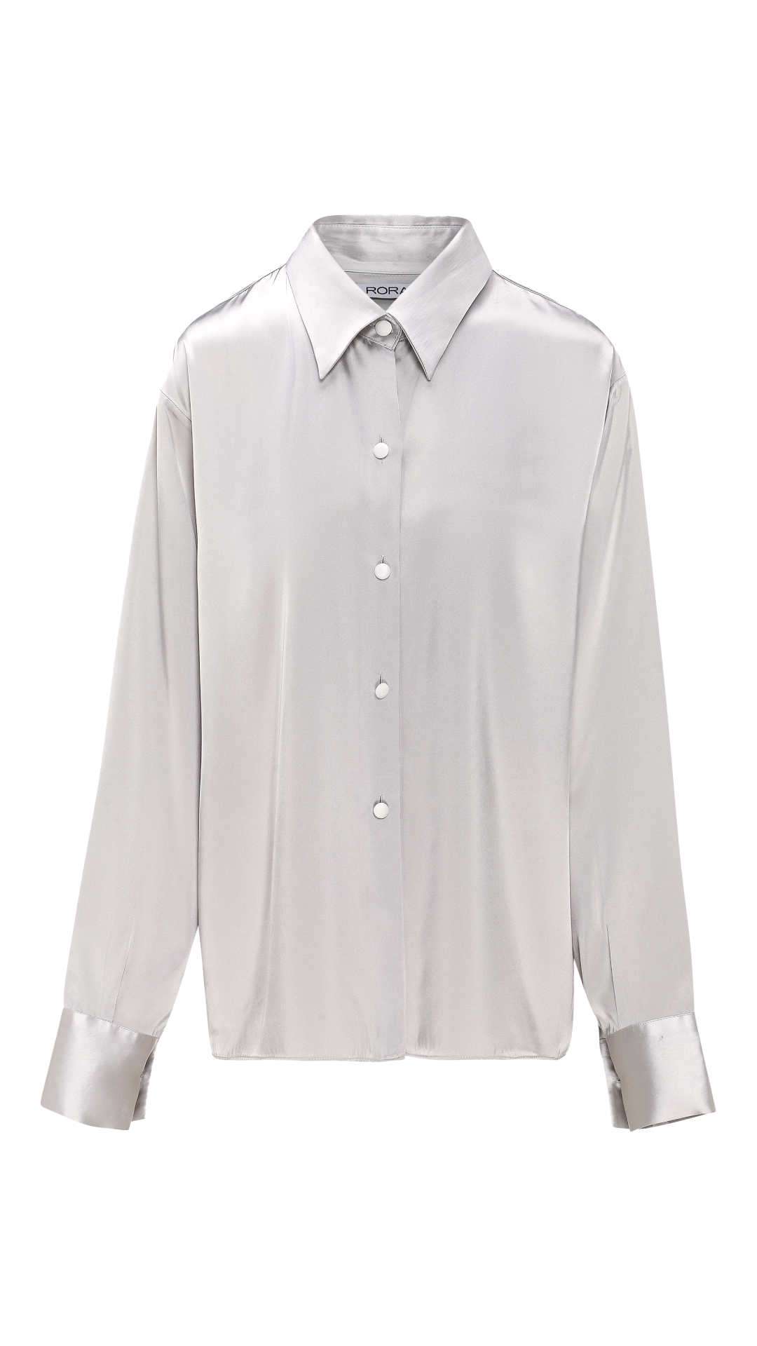 SILK SHIRT SILVER