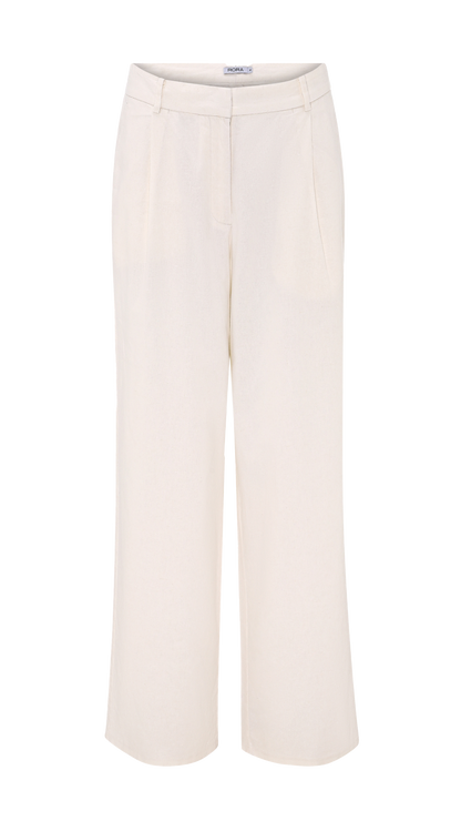 LINEN PANTS WHITE