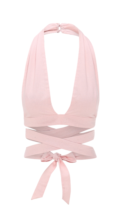 LINEN CHARM BRALETTE PINK