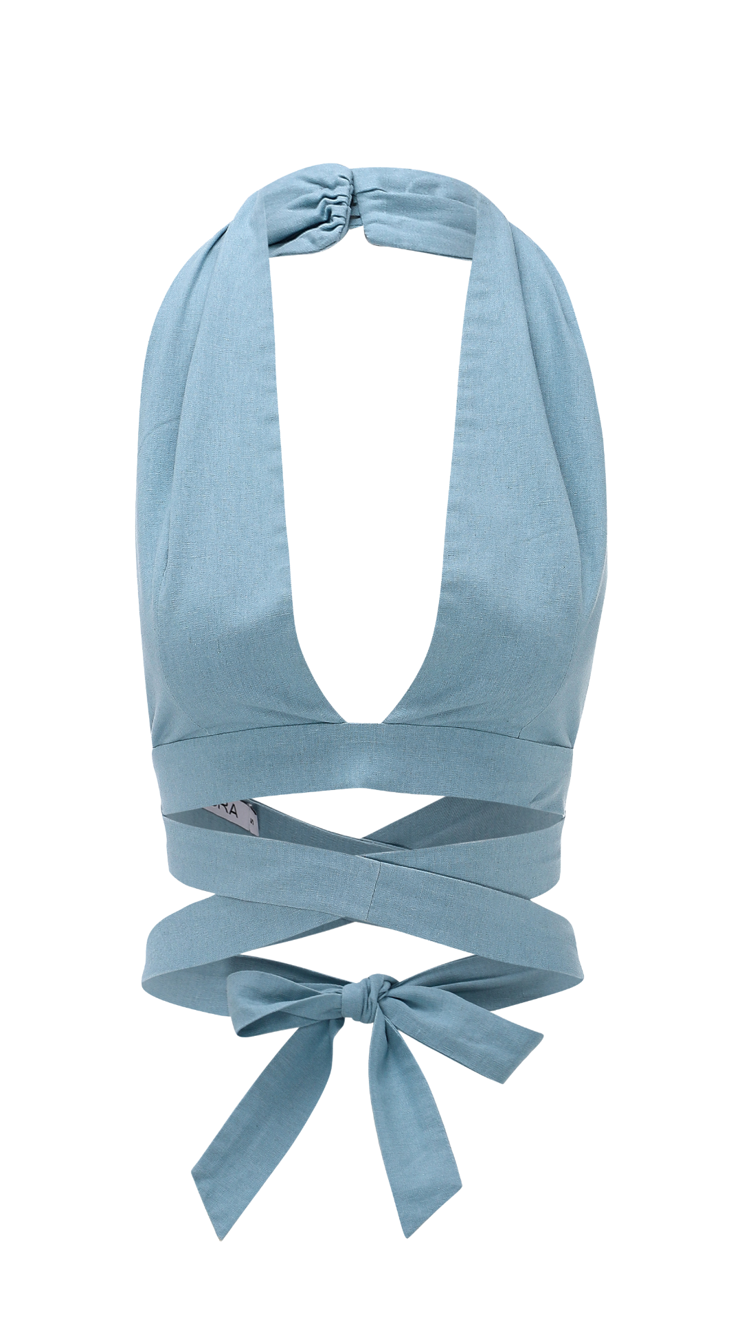 LINEN CHARM BRALETTE BLUE