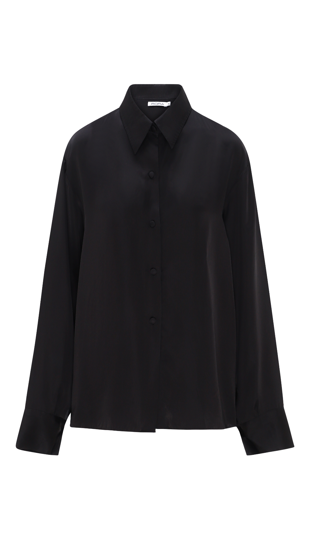SILK SHIRT BLACK