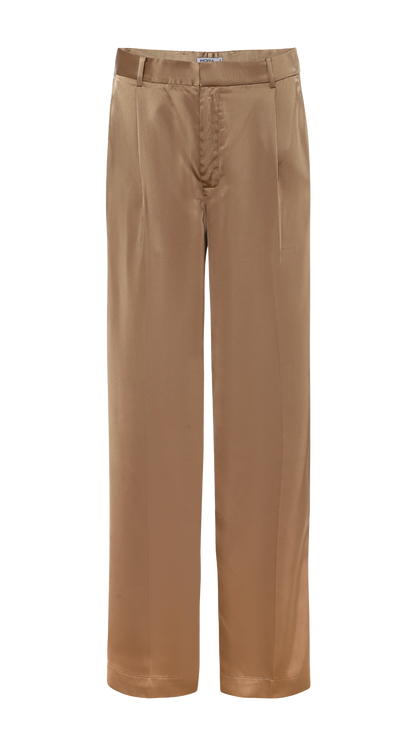 SILK PANTS GOLD