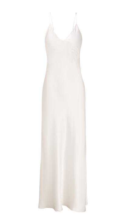 SILK DREAMY DRESS WHITE