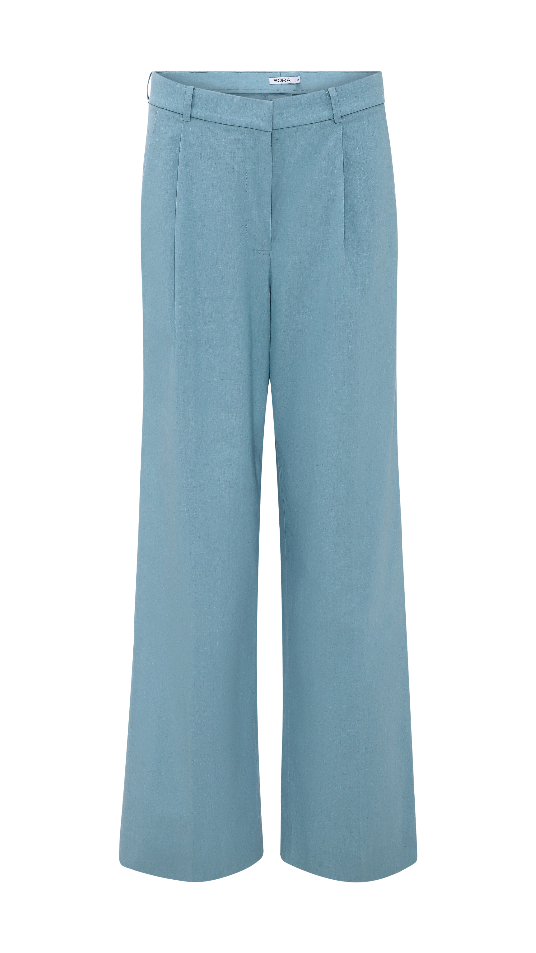 LINEN PANTS BLUE
