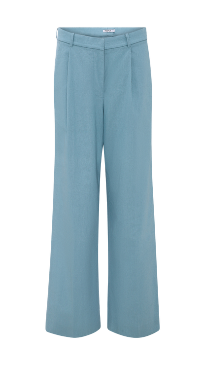 LINEN PANTS BLUE