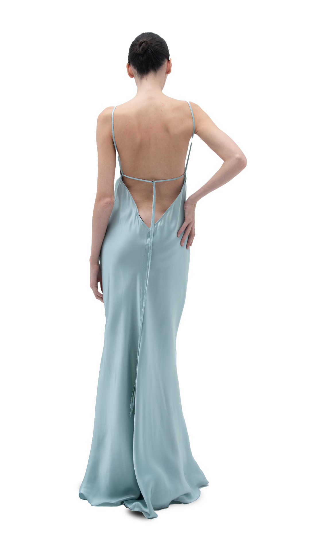 SILK DREAMY DRESS BLUE