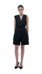 CLASSIC ASYMMETRICAL VEST BLACK