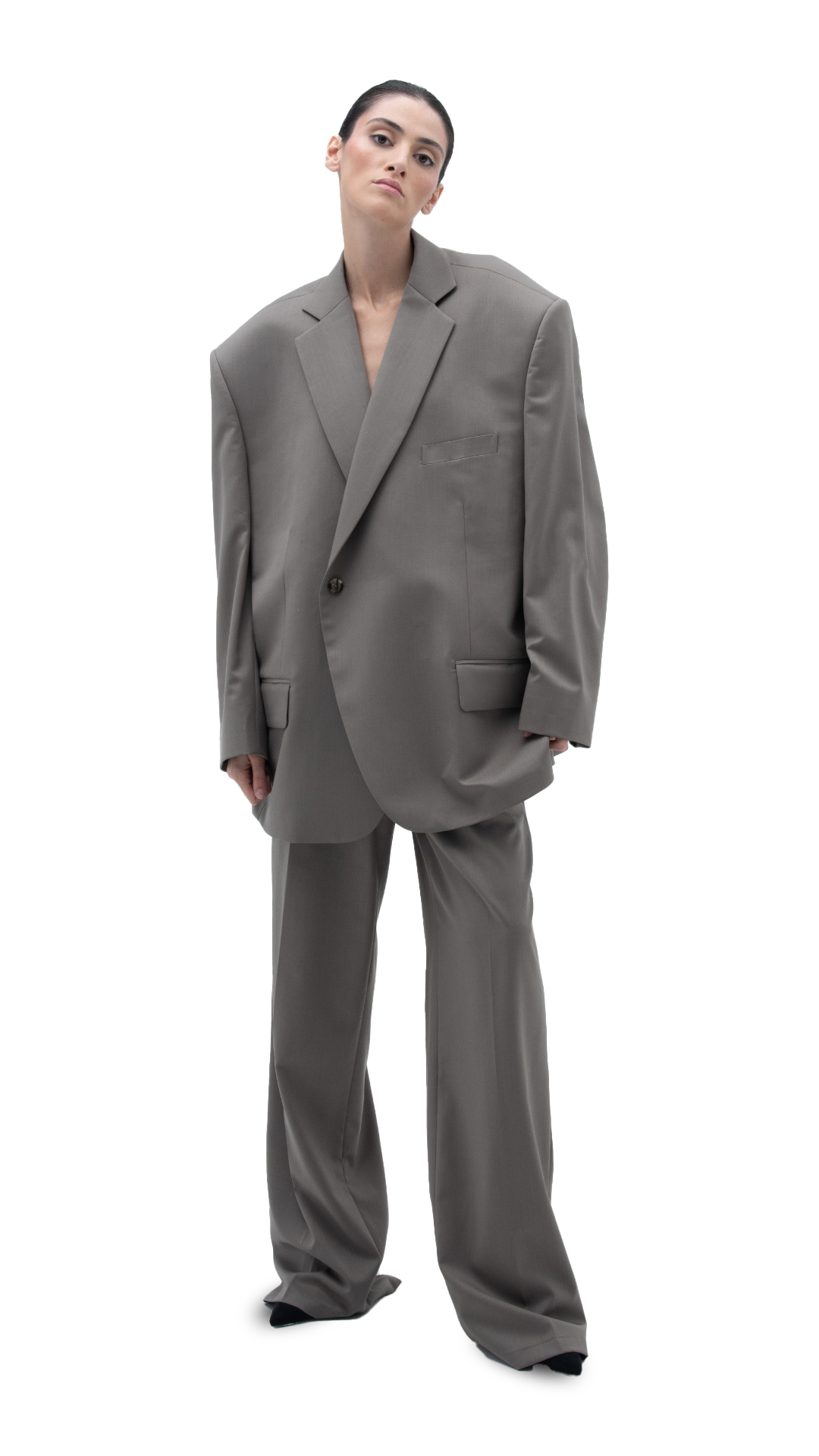 CLASSIC SUIT PANTS GREY