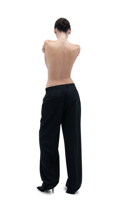 CLASSIC SUIT PANTS BLACK