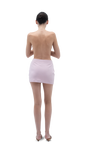 COTTON MINI SKIRT PINK