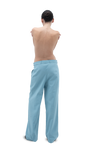 LINEN PANTS BLUE