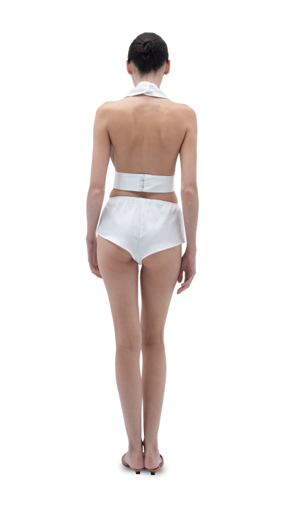 SILK CHARM BOXERS WHITE