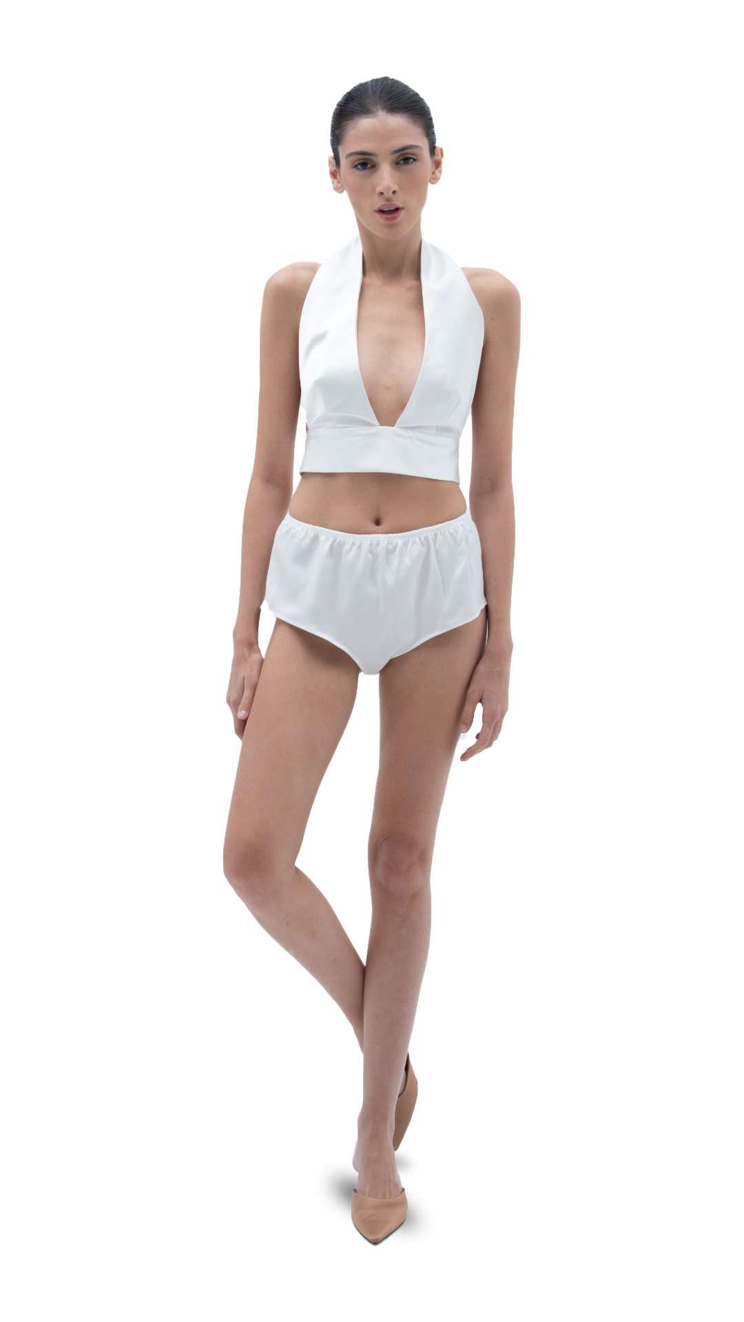 LINEN CHARM BRALETTE WHITE