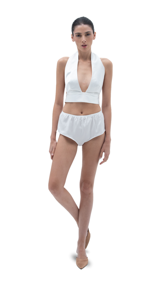 LINEN CHARM BRALETTE WHITE