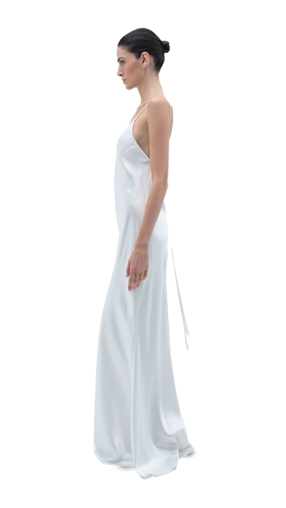 SILK DREAMY DRESS WHITE