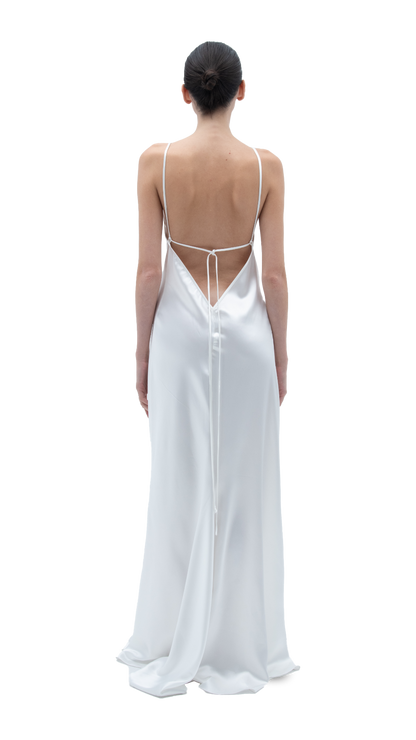 SILK DREAMY DRESS WHITE