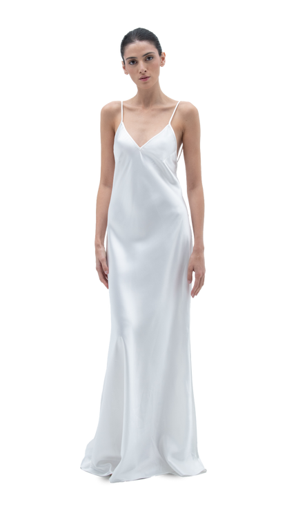 SILK DREAMY DRESS WHITE