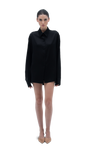 SILK SHIRT BLACK