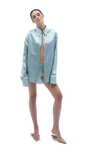 SILK SHIRT BLUE