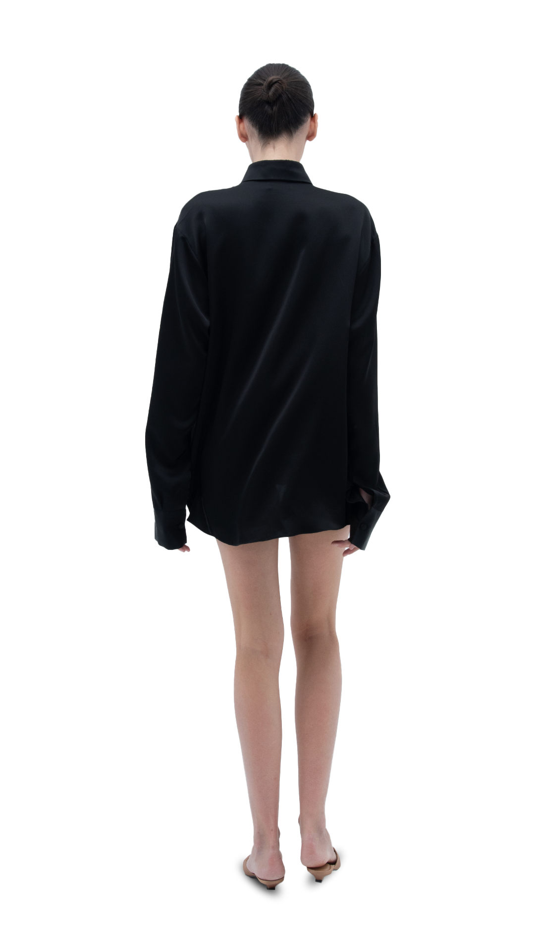 SILK SHIRT BLACK